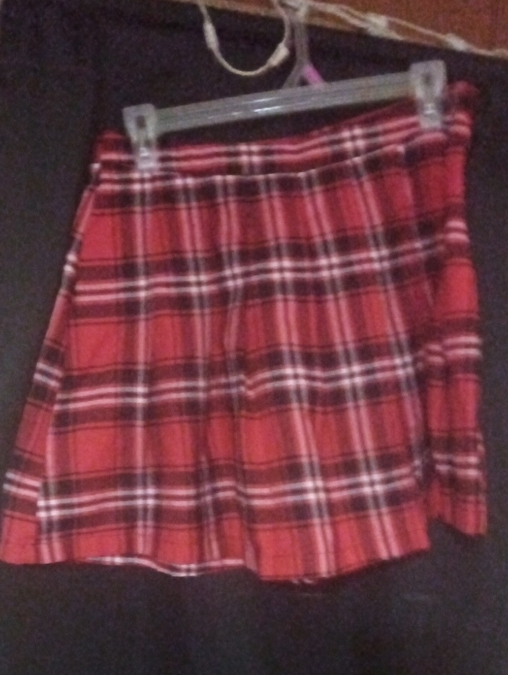 Rue21 Red Plaid Mini Skirt
